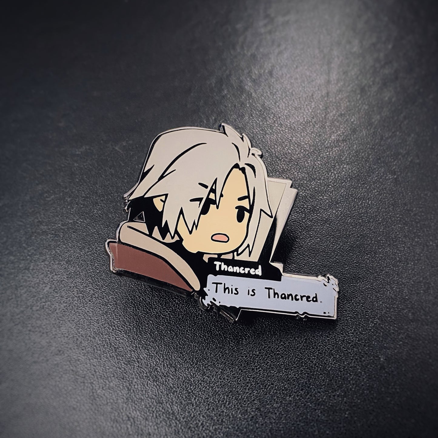 This is Thancred Enamel Pin