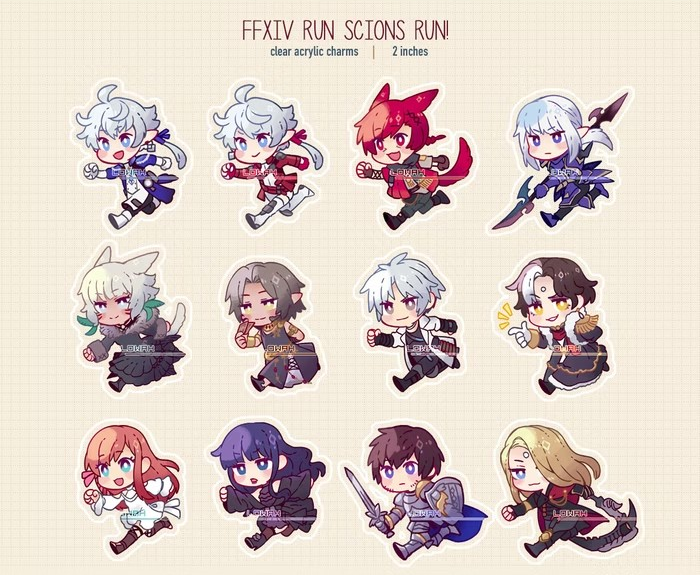 XIV Run Scions Charms [Preorder]